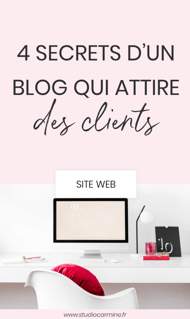 Avoir un blog qui attire des clients en freelance : l'épingle Pinterest