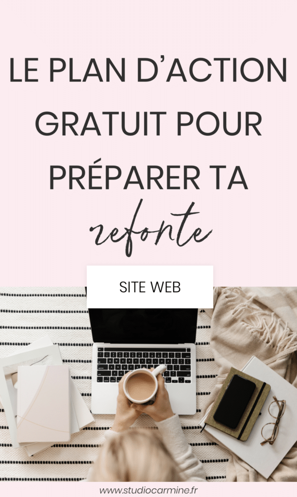 Comment préparer la refonte de ton site web au mieux ? L'épingle Pinterest