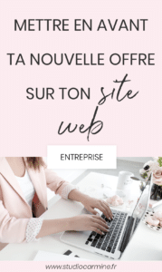Lancer une nouvelle offre : l'épingle Pinterest