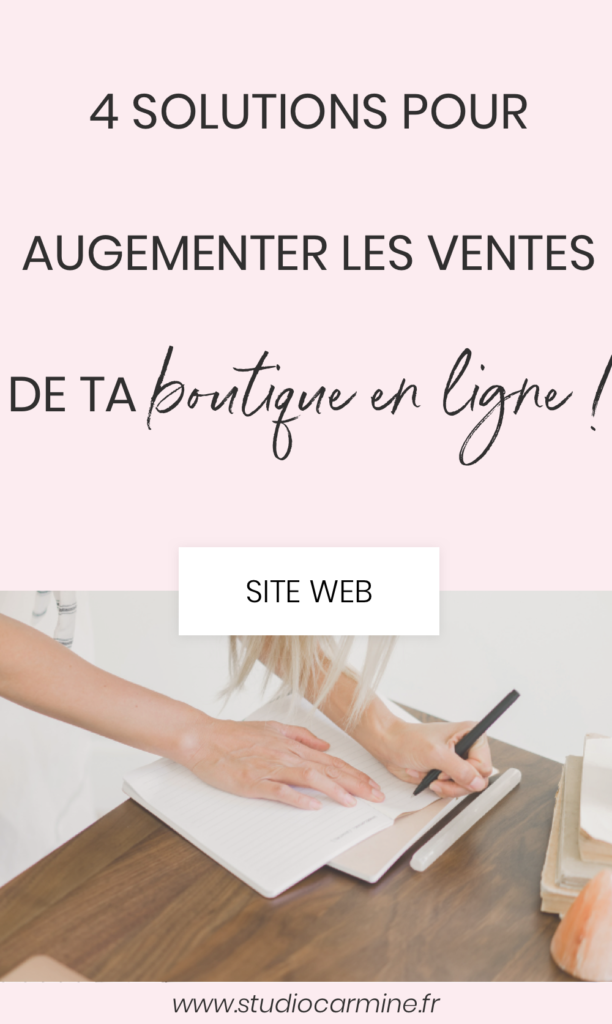 Épingle Pinterest : 4 conseils pour booster les ventes de ta boutique en ligne