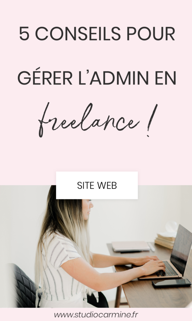 Épingle Pinterest : 5 solutions pour gérer ton administratif en freelance