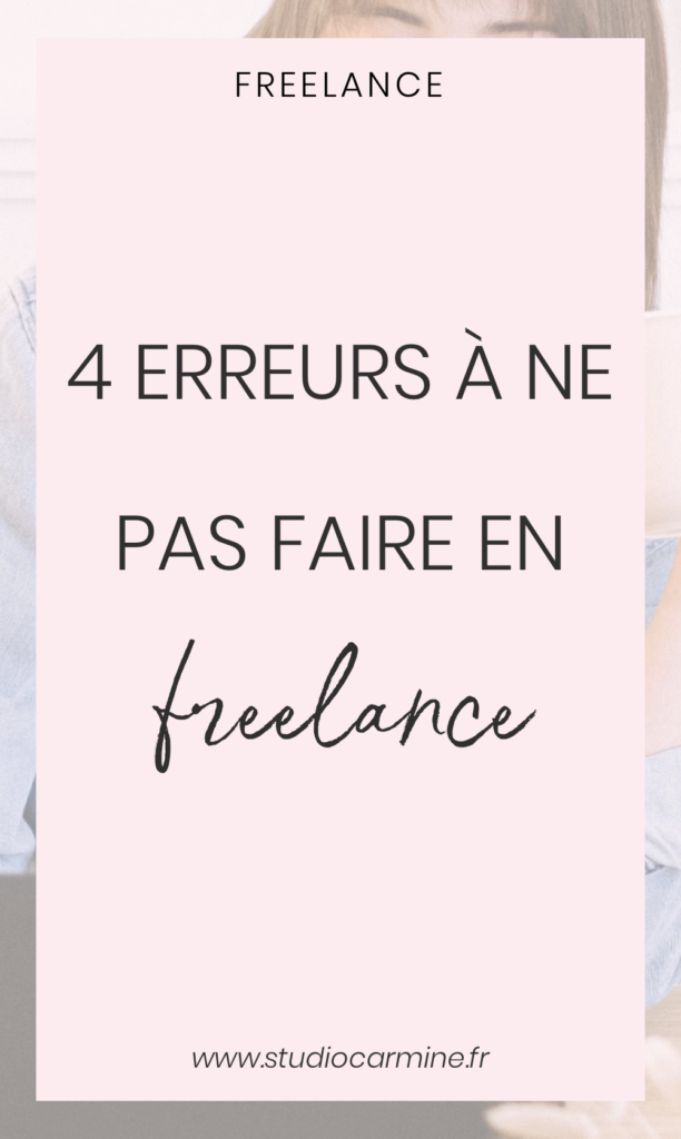 Devenir indépendante : 4 erreurs à ne pas faire l'épingle Pinterest