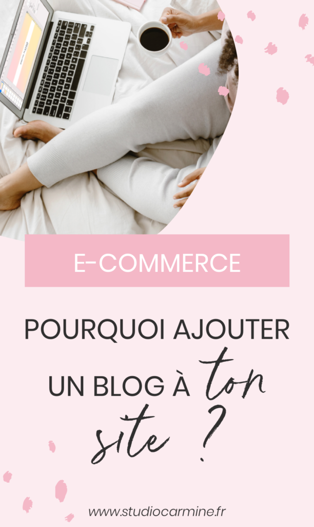 4 raisons d'ajouter un blog à sa boutique en ligne : l'épingle Pinterest