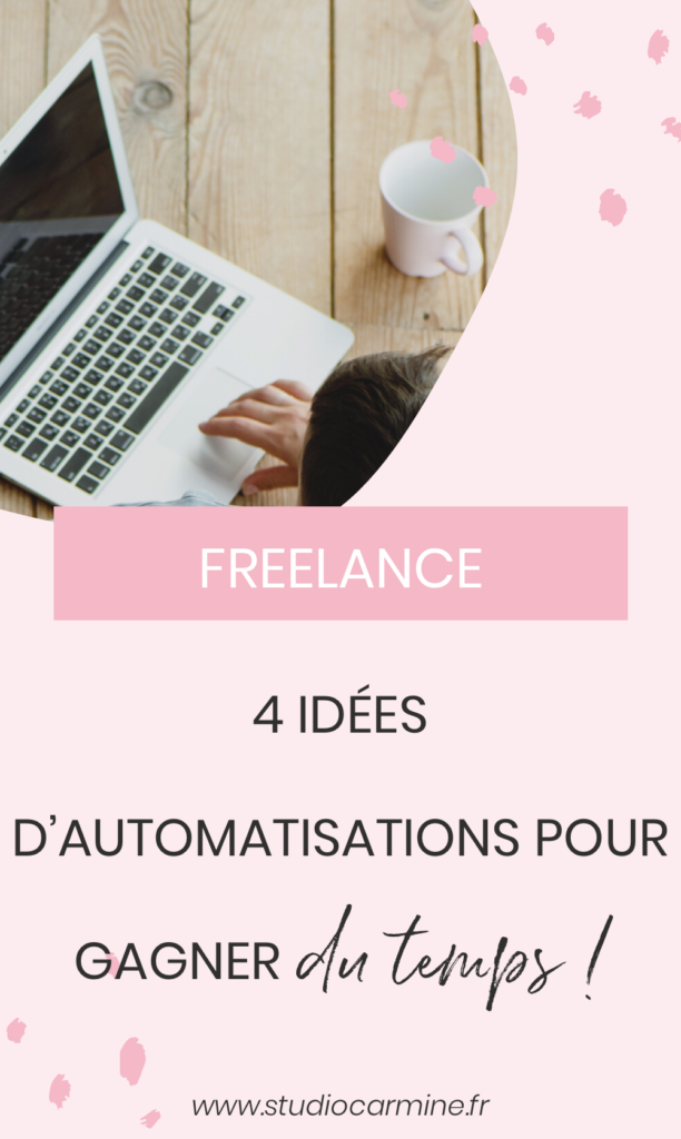 Épingle Pinterest : 4 idées d’automatisations Zapier pour ton activité de freelance